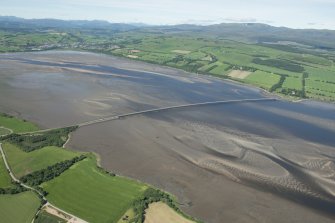 General oblique aerial view of the Cromarty Bridge, looking WSW.
