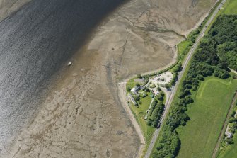 Oblique aerial view of Foulis Point, looking SSW.