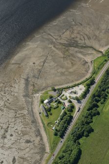 Oblique aerial view of Foulis Point, looking SSW.