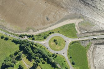 Oblique aerial view of Ardullie Point, looking E.