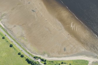 Oblique aerial view of Ardullie Point, looking E.