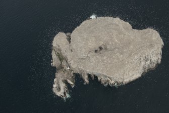 Oblique aerial view of the Bass Rock, looking NW.