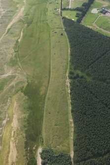 Oblique aerial view of the trenches, looking SE.