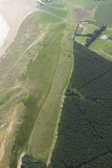 Oblique aerial view of the trenches, looking ESE.