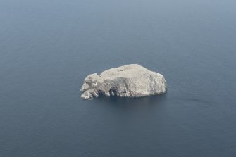 General oblique aerial view of the  Bass Rock, looking NW.