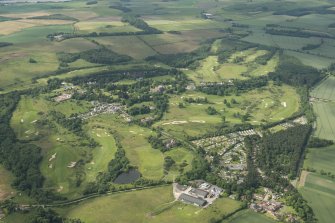 General oblique aerial view of The Duke's Course, Craigtoun Park, looking SW.