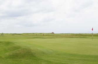 General view of golf course from east.