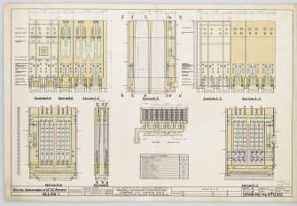 Outline arangement of 62" U.H. retorts
Alloa 1