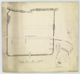 Plan of fortress at Inchtuthil.