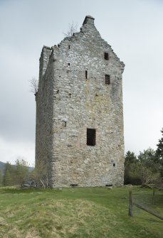 Invermark Castle. View from west