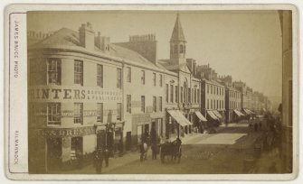 General view of Kilmarnock.
Titled 'Kilmarnock'.
PHOTOGRAPH ALBUM NO:18 : CARTE-DE-VISITE MINIATURE ALBUM