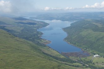 General oblique aerial view of Loch Fyne, looking SW.