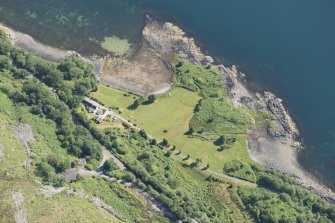 Oblique aerial view of Aird Nan Ron, looking NE.