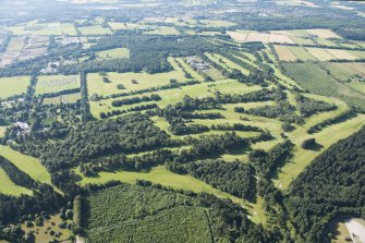 Oblique aerial view of Hazelhead Golf Course One, looking SW.