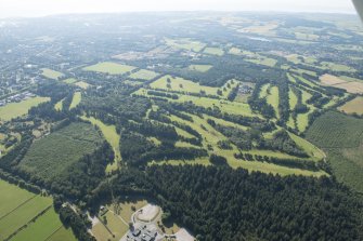 Oblique aerial view of Hazelhead Golf Course One, looking SE.