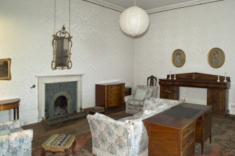 Ground floor, drawing room, view from west