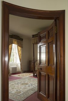 1st floor, curved doorway to west bedroom
