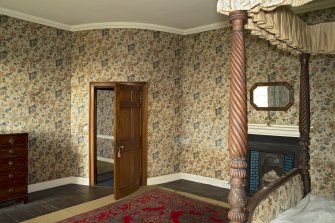 1st floor, south bedroom, view from south