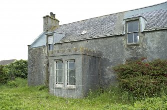 South east range, main  block, view from east