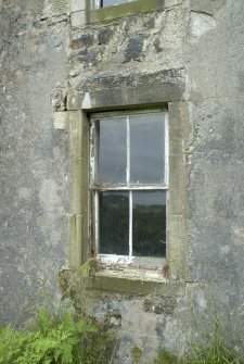 South east range, detail of parlour window at south end