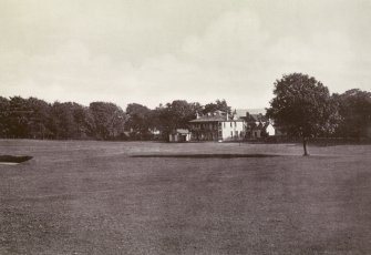 View of Kilmahew Golf House and course, Cardross.