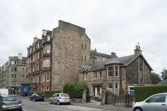 General view of 122-128 Viewforth, Edinburgh, taken from the north-east.