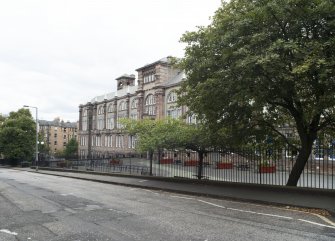 General view of Boroughmuir High School, 26 Viewforth, Edinburgh, taken from the north-east.