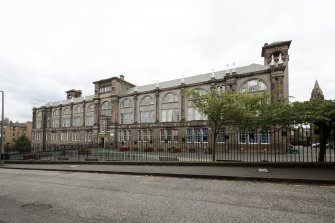 General view of Boroughmuir High School, 26 Viewforth, Edinburgh, taken from the north-east.