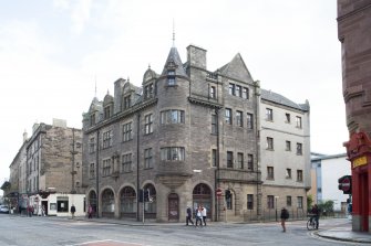 General view of Edinburgh Industrial Brigade Home, 89-95 Fountainbridge, Edinburgh, taken from the north-west.