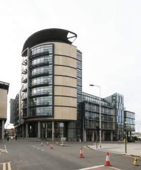 View of commercial premises at Edinburgh Quay, Fountainbridge, Edinburgh, from the north