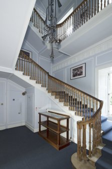 Ground floor, staircase hall, view from south east