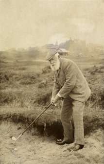 View of Tom Morris at the Old Course in St Andrews.