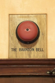 Ground floor. Hall. Detail of ' The Barnton Bell'.