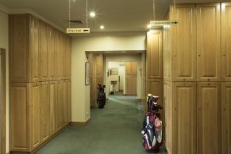 Ground floor. Locker corridor from north.