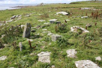 View of stone setting.