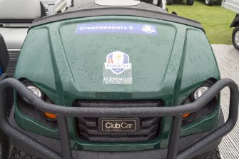 Detail of Ryder Cup buggy.