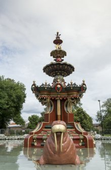 View from east.