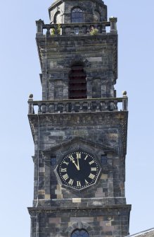 Detail of clock tower from North East.