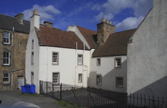 Rear of buildings, view from North West.