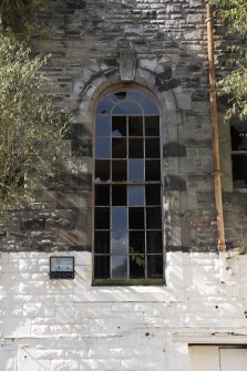Detail of arched window on north east elevation.