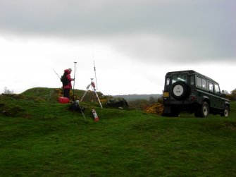 dGPS survey station at Trusty's Hill.