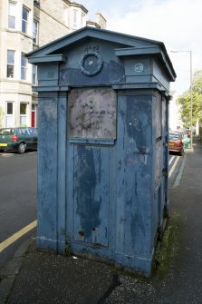 General view of Police Call Box, Merchiston Avenue, Edinburgh, taken from the north.