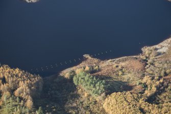 Oblique aerial view of the northern example of the two tracked target ranges, looking W.