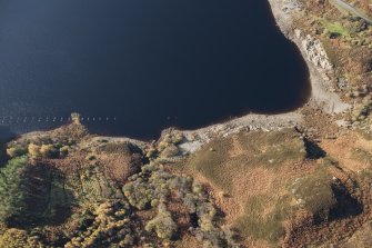 Oblique aerial view of the northern example of the two tracked target ranges, looking W.