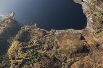 Oblique aerial view of the northern example of the two tracked target ranges,  looking W.