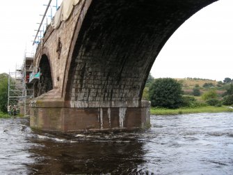 Photograph from Masons marks survey, Lower North Water Bridge, Angus