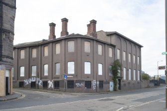General view of the former North British Rubber Company, Gilmore Park, Edinburgh, from the north-east