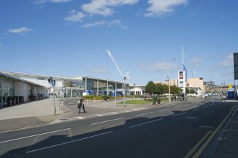 General view of Fountain Park Leisure Centre, 122-130 Dundee Street, Fountainbridge, Edinburgh, from the south-west