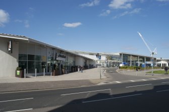 General view of Fountain Park Leisure Centre, 122-130 Dundee Street, Fountainbridge, Edinburgh, from the south-west