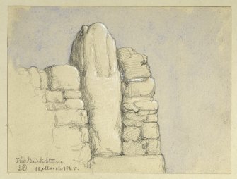 Drawing of The Buck Stane.